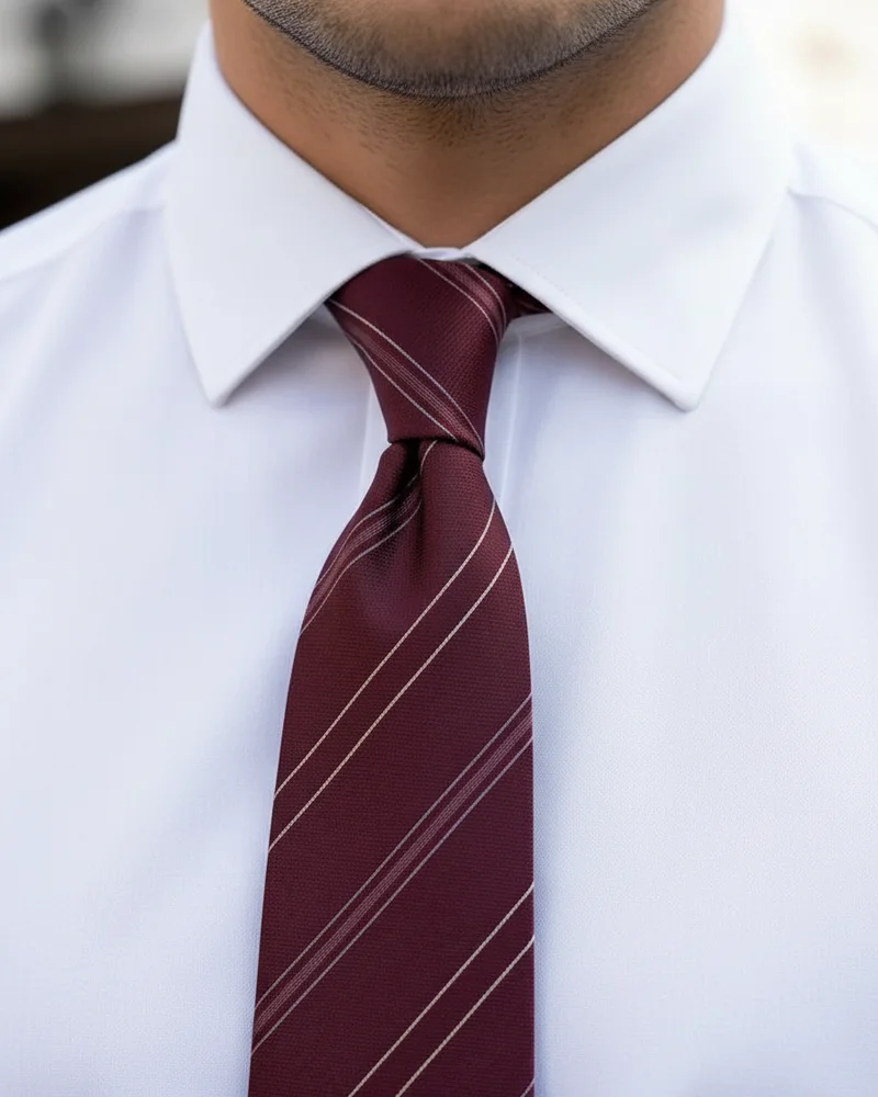 White Classic Shirt detail - Savas Textile